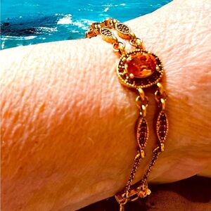 Beautiful Gold Stone Bracelet